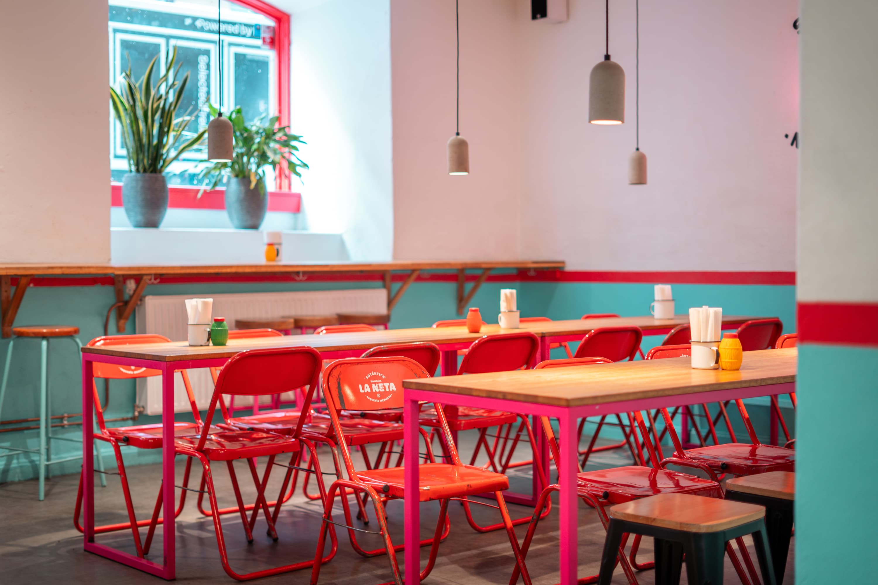 Seating area at La Neta City